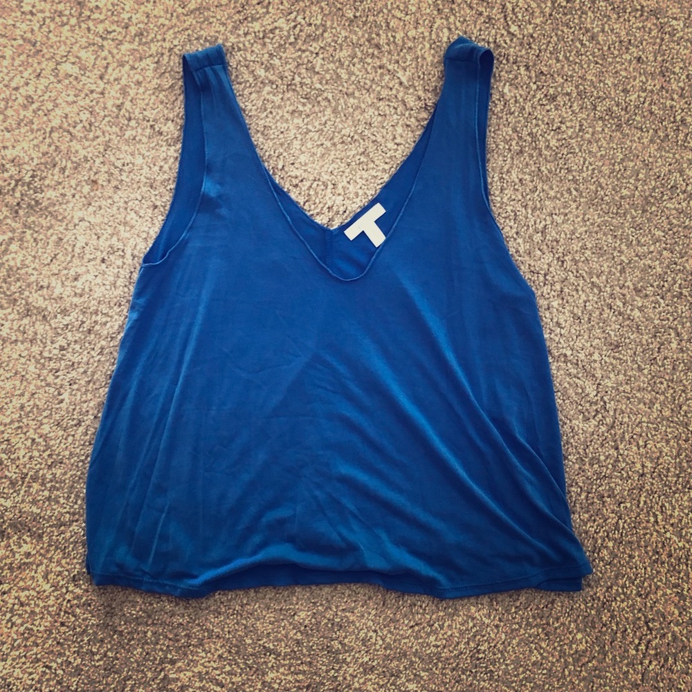 Blue Cropped Top